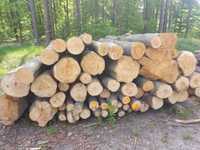 Buk , bukowe drewno opałowe i kominkowe 25mp, w wałkach 2,5 m