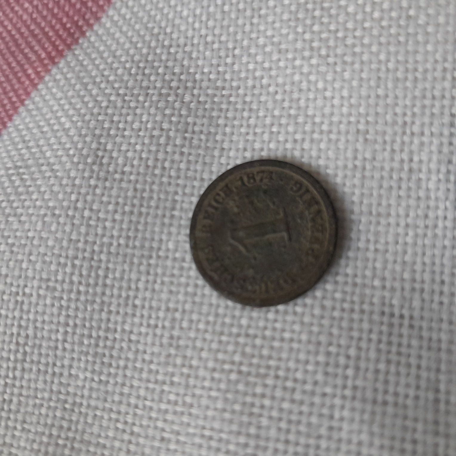 1 pfennig 1874 rok