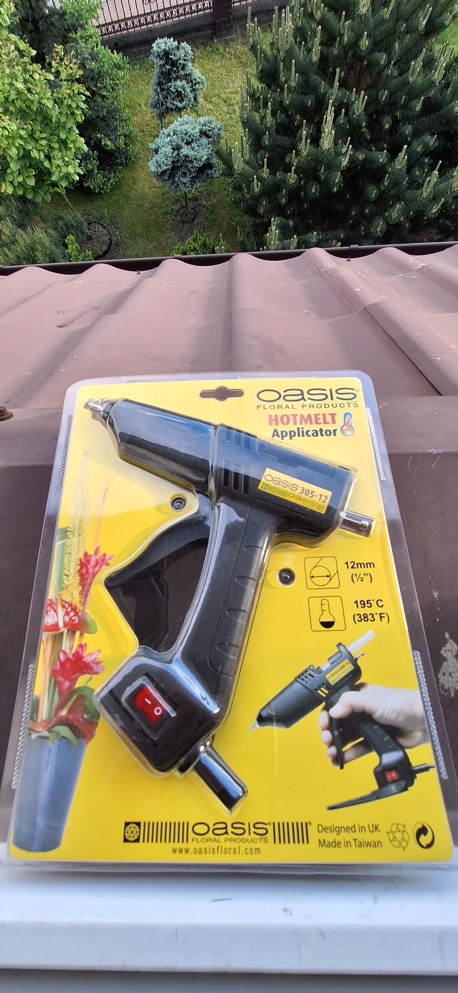 Pistolet do kleju na gorąco Oasis kwiaty