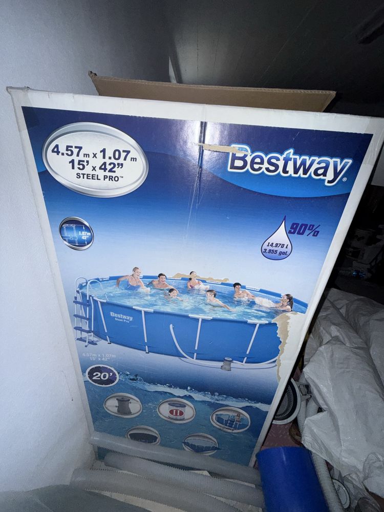 Basen Bestway 4.57m x 1.07m Kopletny