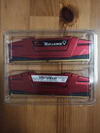Memória RAM 16GB [8GBx2] G.SKILL Ripjaws V DDR4-2400MHz CL15 Vermelho