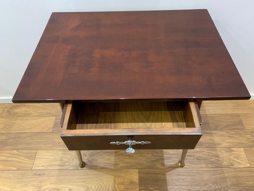 Stolik biurko glamour 100x50 cm z tekstolitu