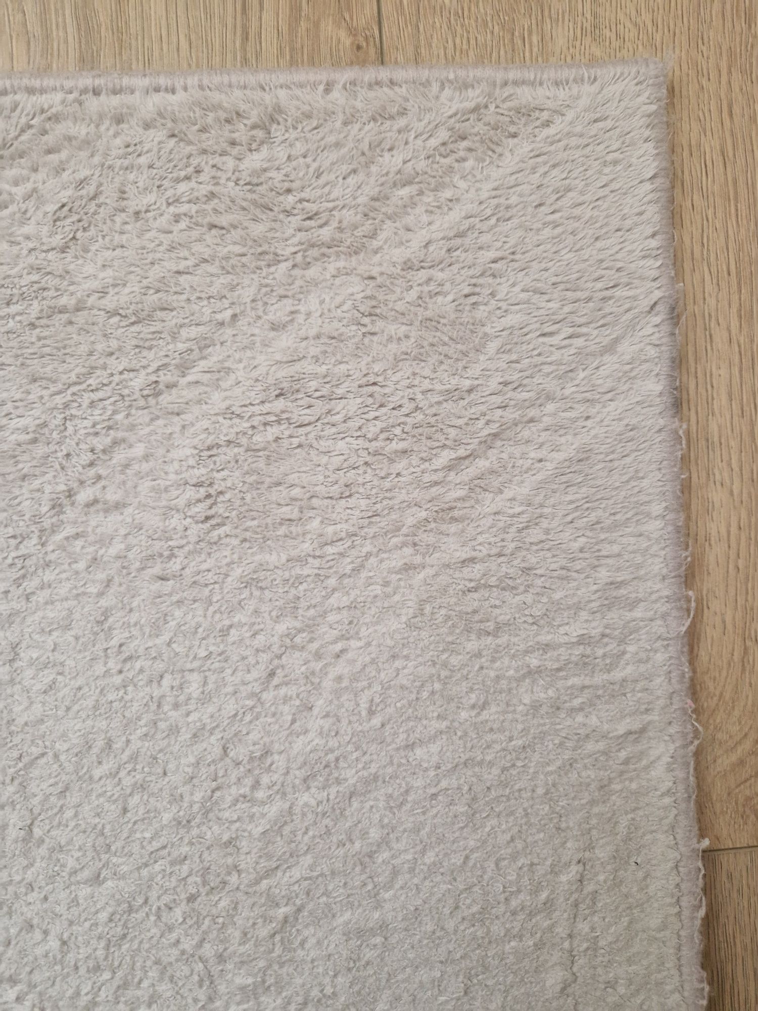 Dywan 80x150 chodnik beżowy sypialnia glamour wzór 3D