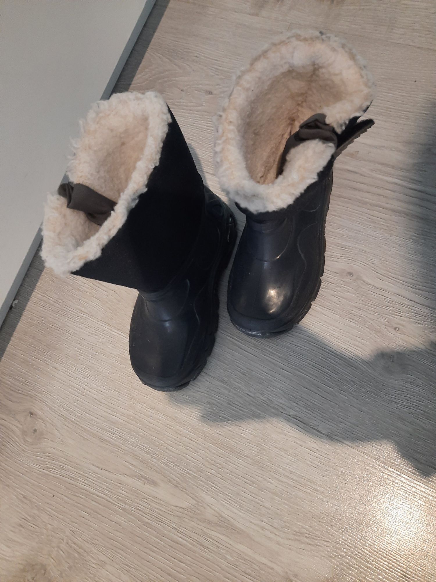 Buty kalosze, śniegowce ocieplane 26-27