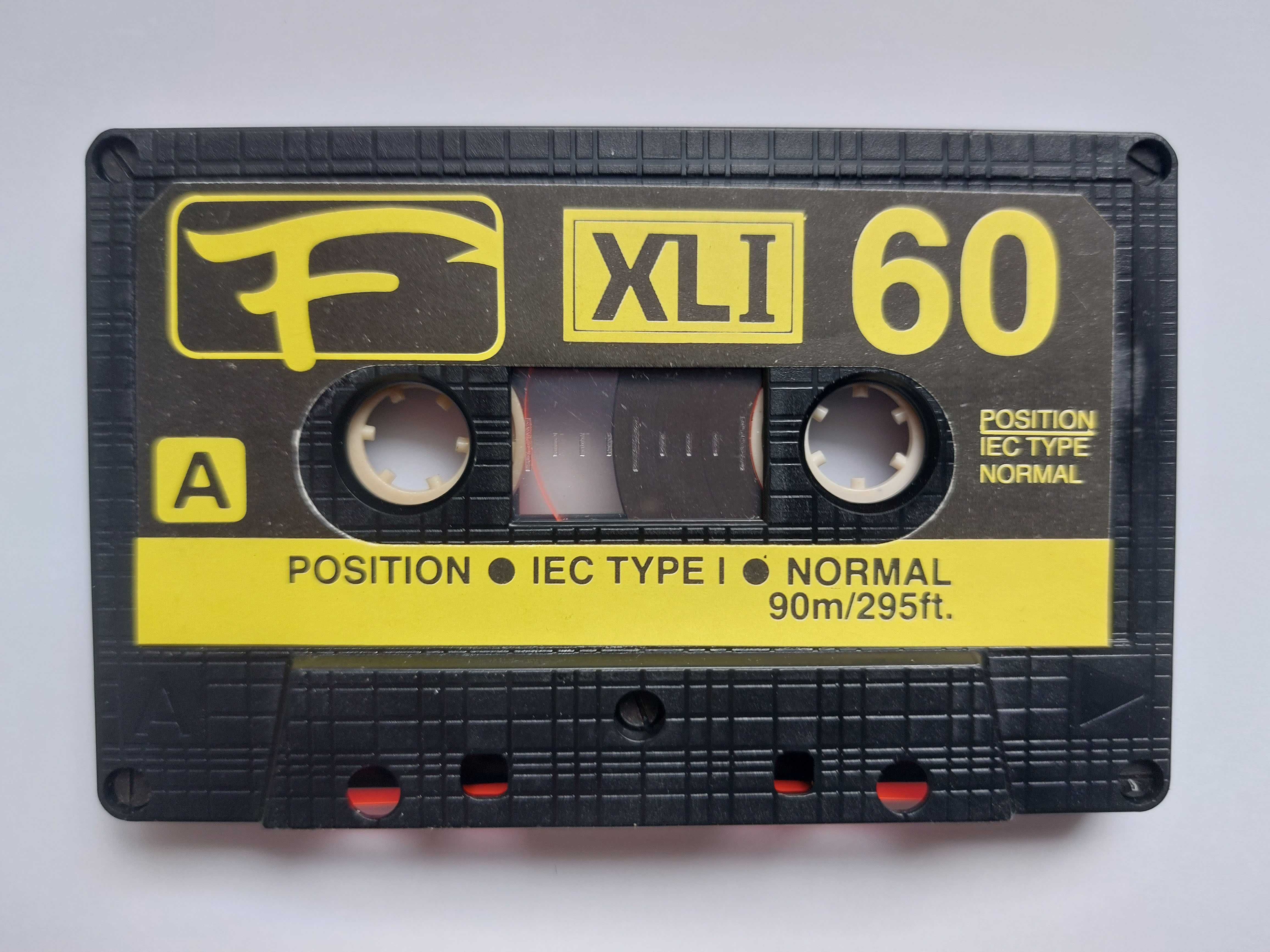 kasety audio używane do powtórnego nagrania - cena za zestaw 17 sztuk