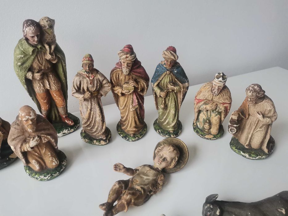 Stara przedwojenna Szopka Bożonarodzeniowa