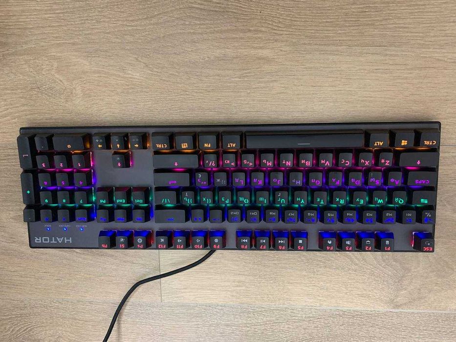 Клавіатура Hator Starfall Rainbow Origin Red (HTK-608)