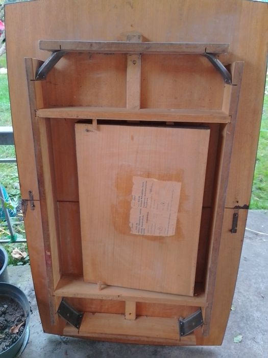 Дерев'яний лакований стіл Ерих Anklam розкладний Анклам стол гдр ретр