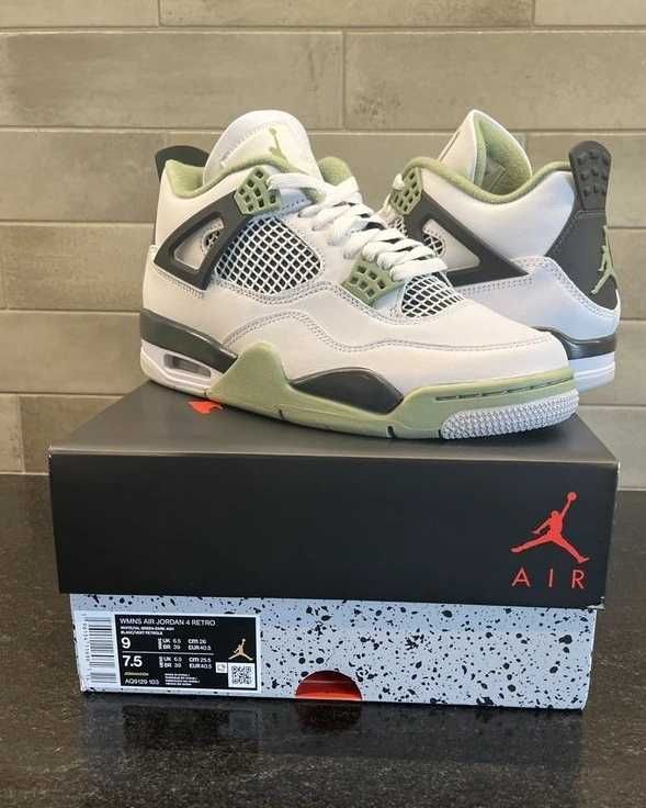 Jordan 4 seafom novos