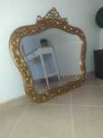 Espelho dourado 90 cm