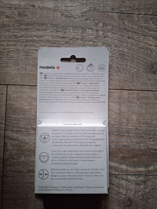 Nakladki osłonki Medela na piersi sutki brodawki rozmiar L