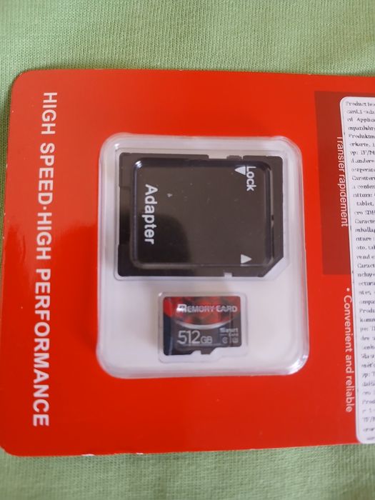 Cartão de memória 512GB
