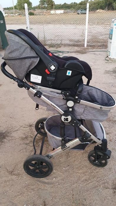 Carrinho bebé trio kikkaboo darling