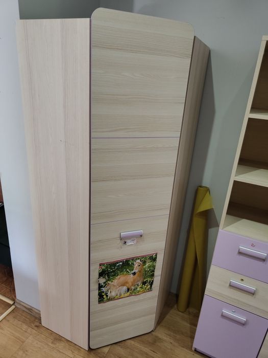 Meble szafa narożna szafka komoda dziecięce dla dziecka  Lorento fiole