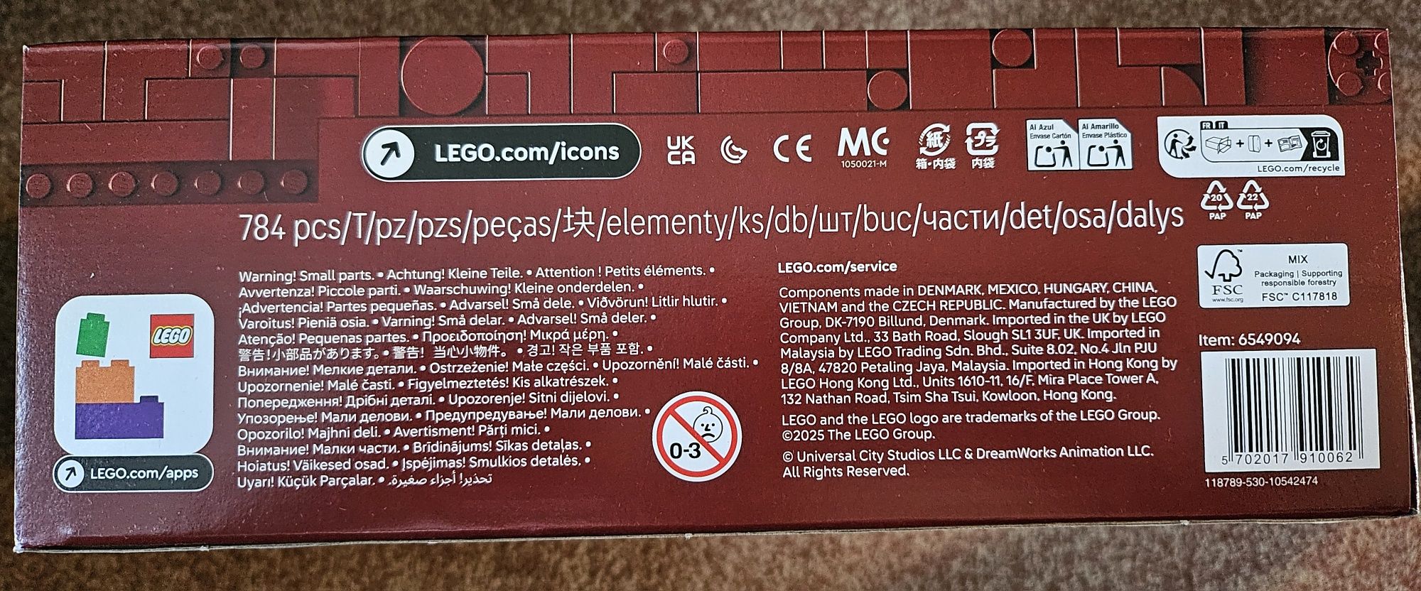 Klocki Lego Icons 10375 Jak wytresować smoka: Szczerbatek