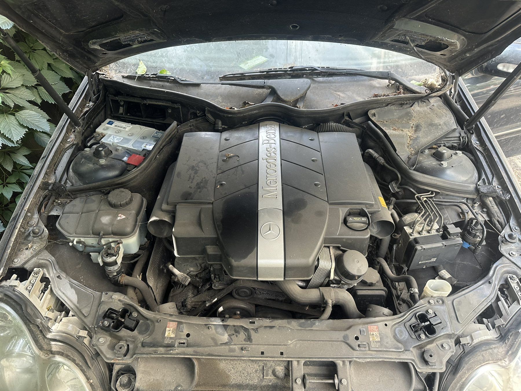 MERCEDES W 211 220 203 двигатель коробка полуось кардан рычаг кулак