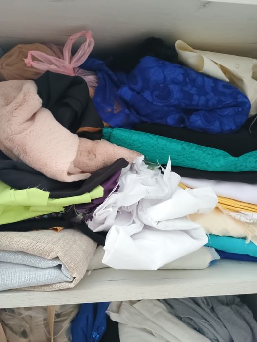 Ткани разный метраж. Отрезы. Одежда. Шить.