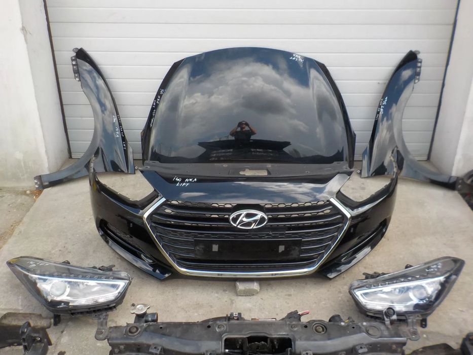 HYUNDAI I40 LIFT 1.7 CRDI PRZÓD MASKA ZDERZAK BŁOTNIKI PAS PRZEDNI Z CHŁODNICAMI LAMPY UK KOLOR NKA