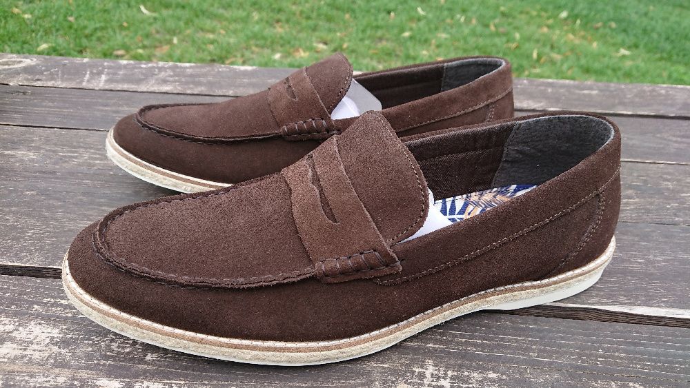 Замшевые макасины / туфли Loafer NEXT GH/7120 (uk10 / EUR44)