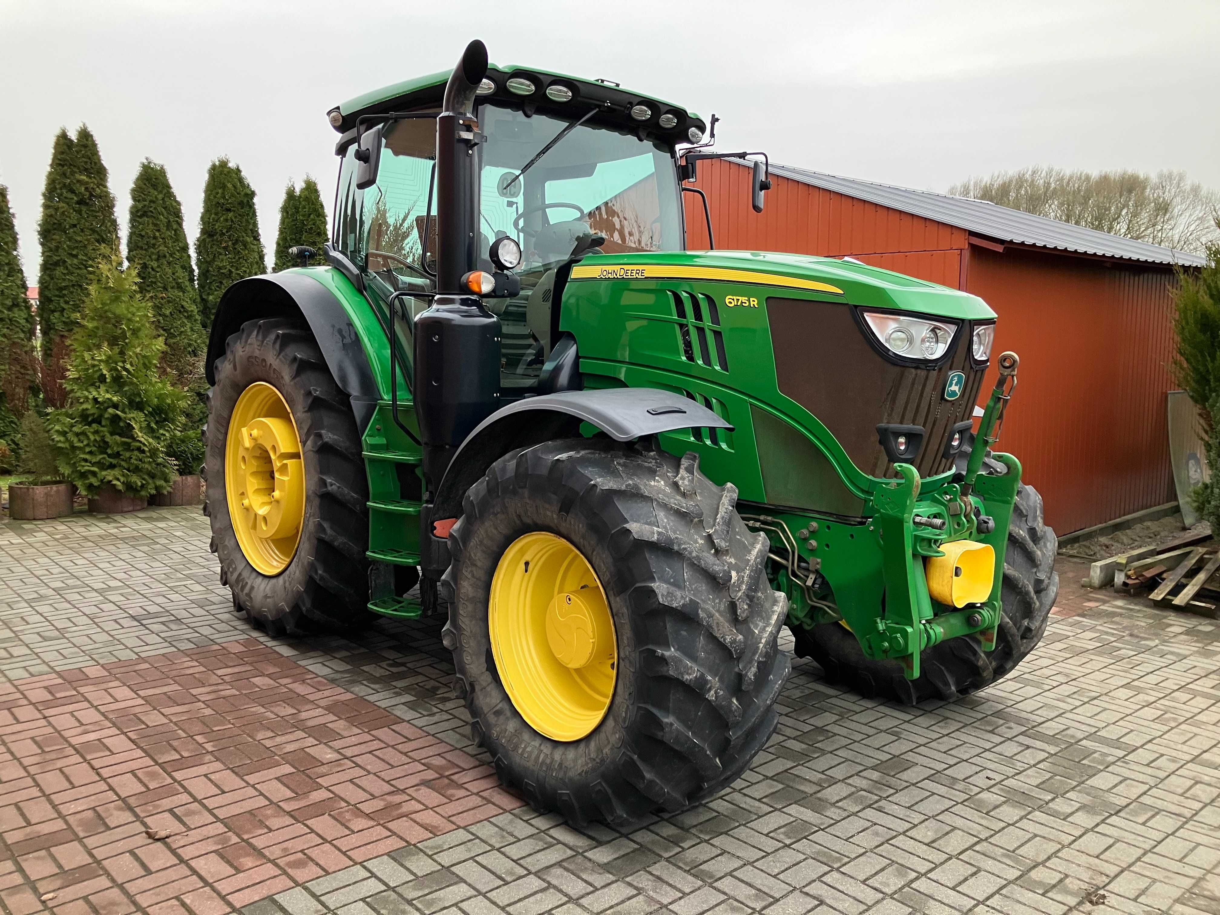 John Deere 6175R z Niemiec Pneumatyka, 50 kmh Super Stan