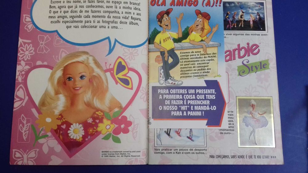 Barbie Style Caderneta