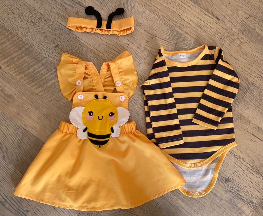 Pszczółka - przebranie dla dziewczynki 6-9m-cy