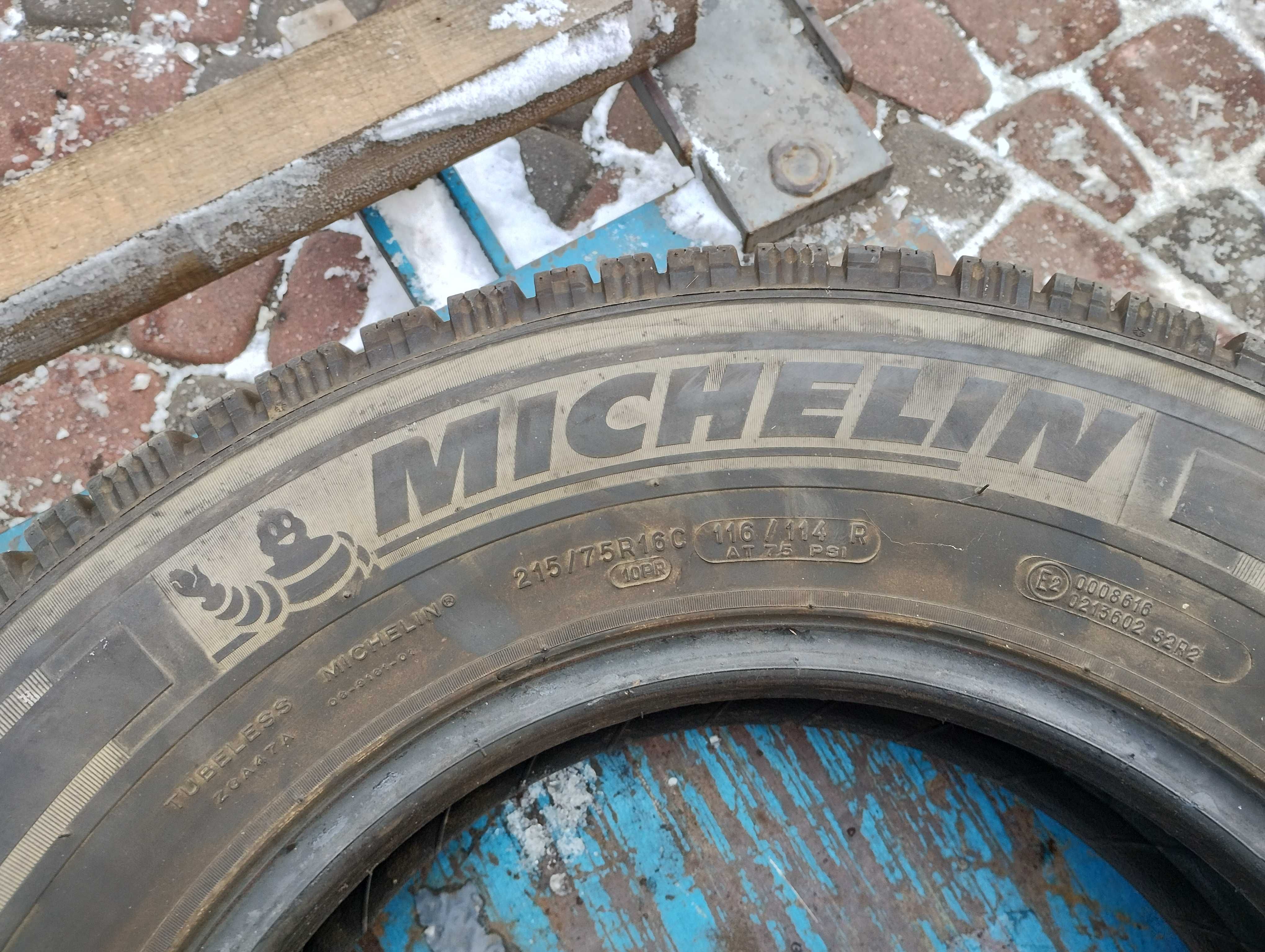 2x Opony zimowe Michelin Agilis Alpin 215/75/16C 116/114R PAR29
