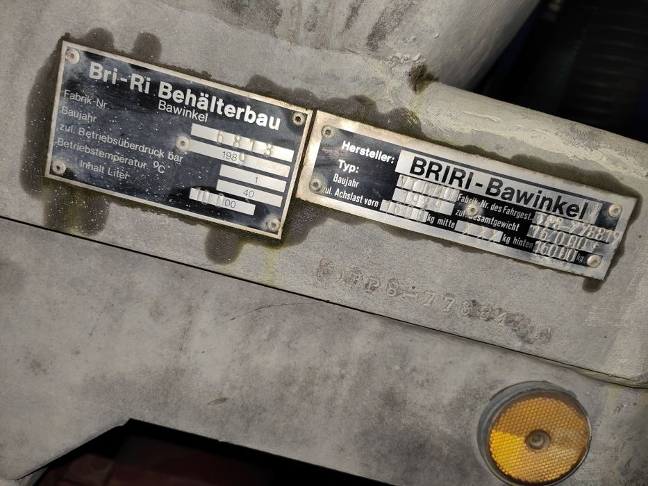 Beczkowóz 10000L BRIRI 10tys. BRI-RI sprowadzony zdrowy szerokie koła