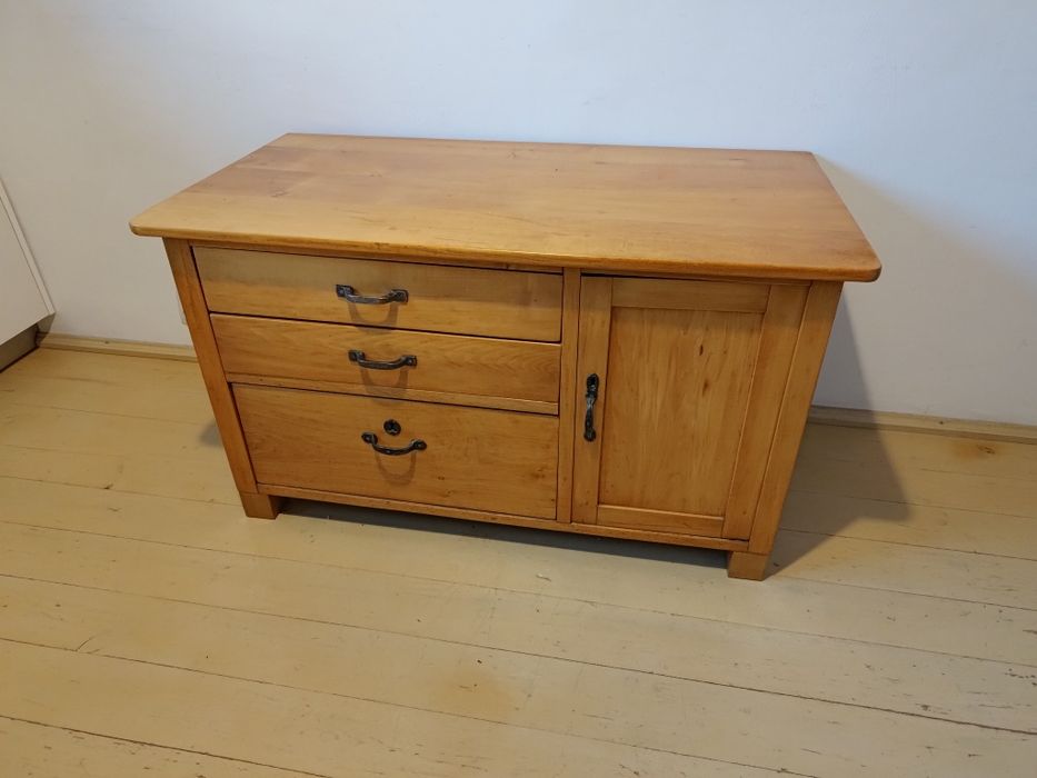 Komoda przedwojenna drewniana lite drewno