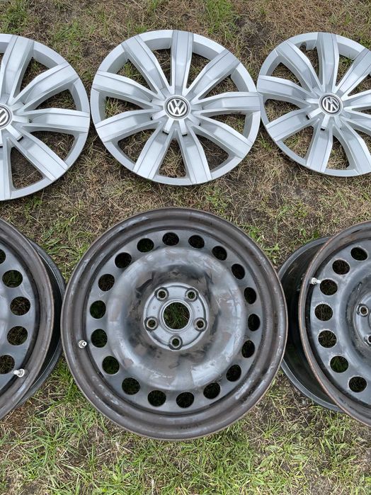 Okazja oryginalne felgi VW TIGUAN 6.5Jx17 ET38 5x112 czujniki kołpaki