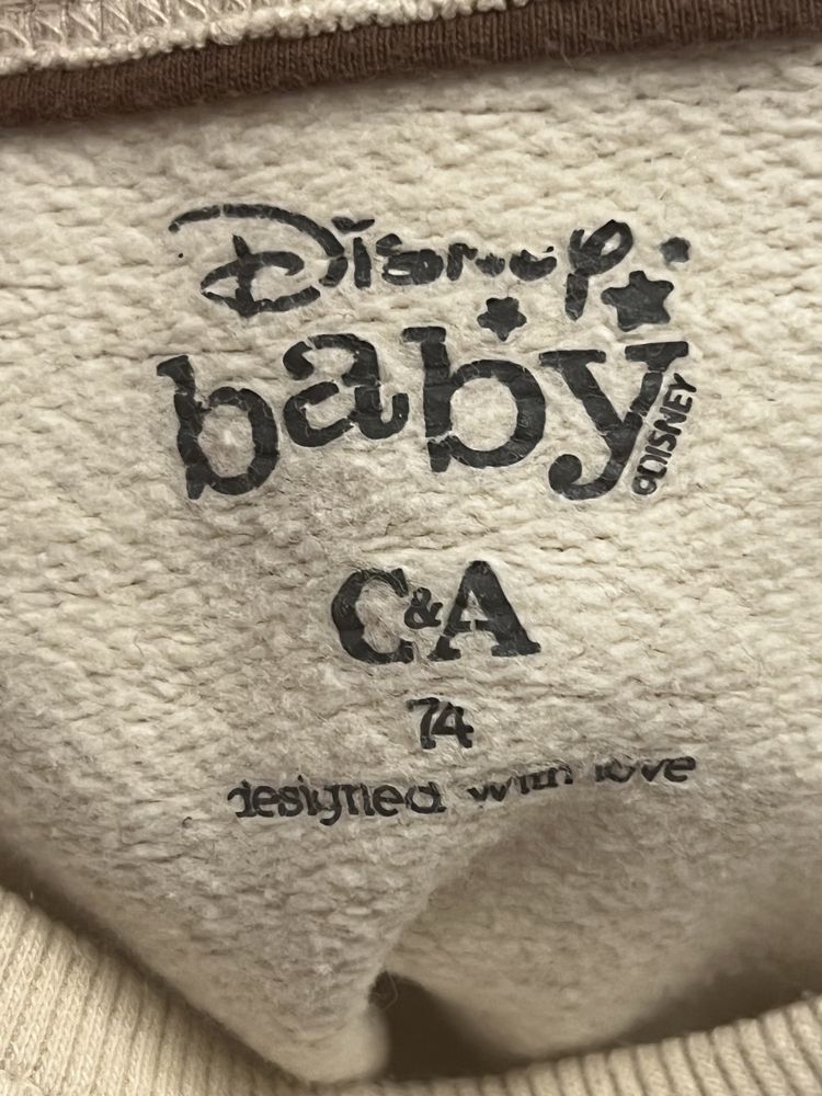 Ciepła bluza niemowlęca C&A disney baby