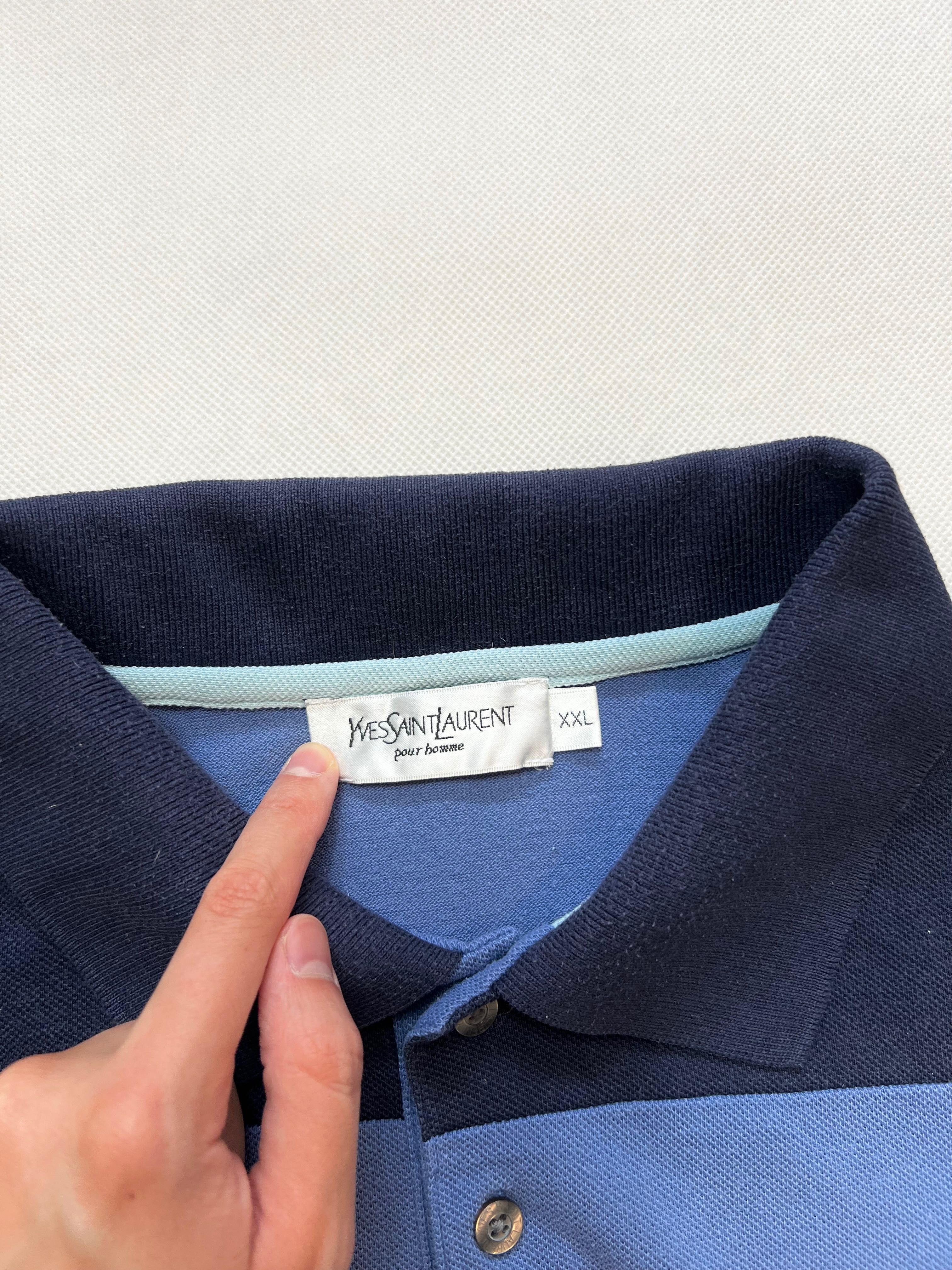Polo koszulka Yves Saint Laurent YSL big logo