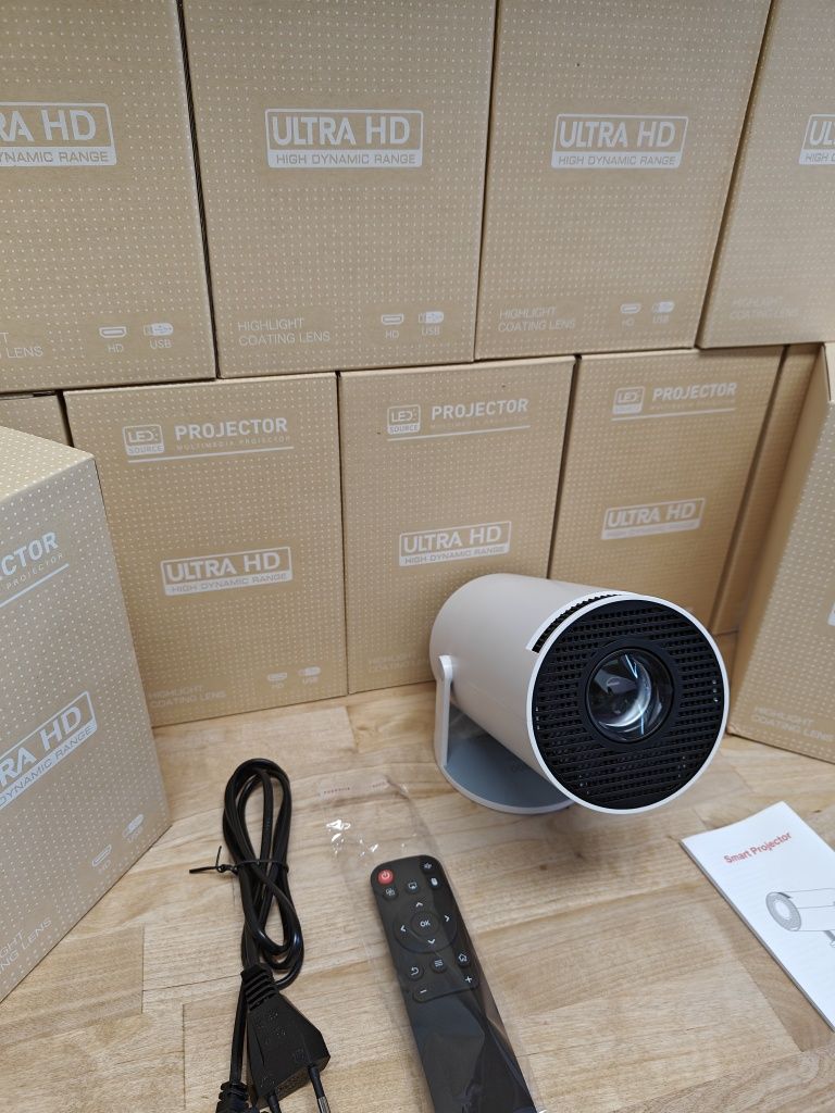 Projetor led 6000 lumens + Android+ WiFi 6 + Keystone 4D/1080P (NOVOS)