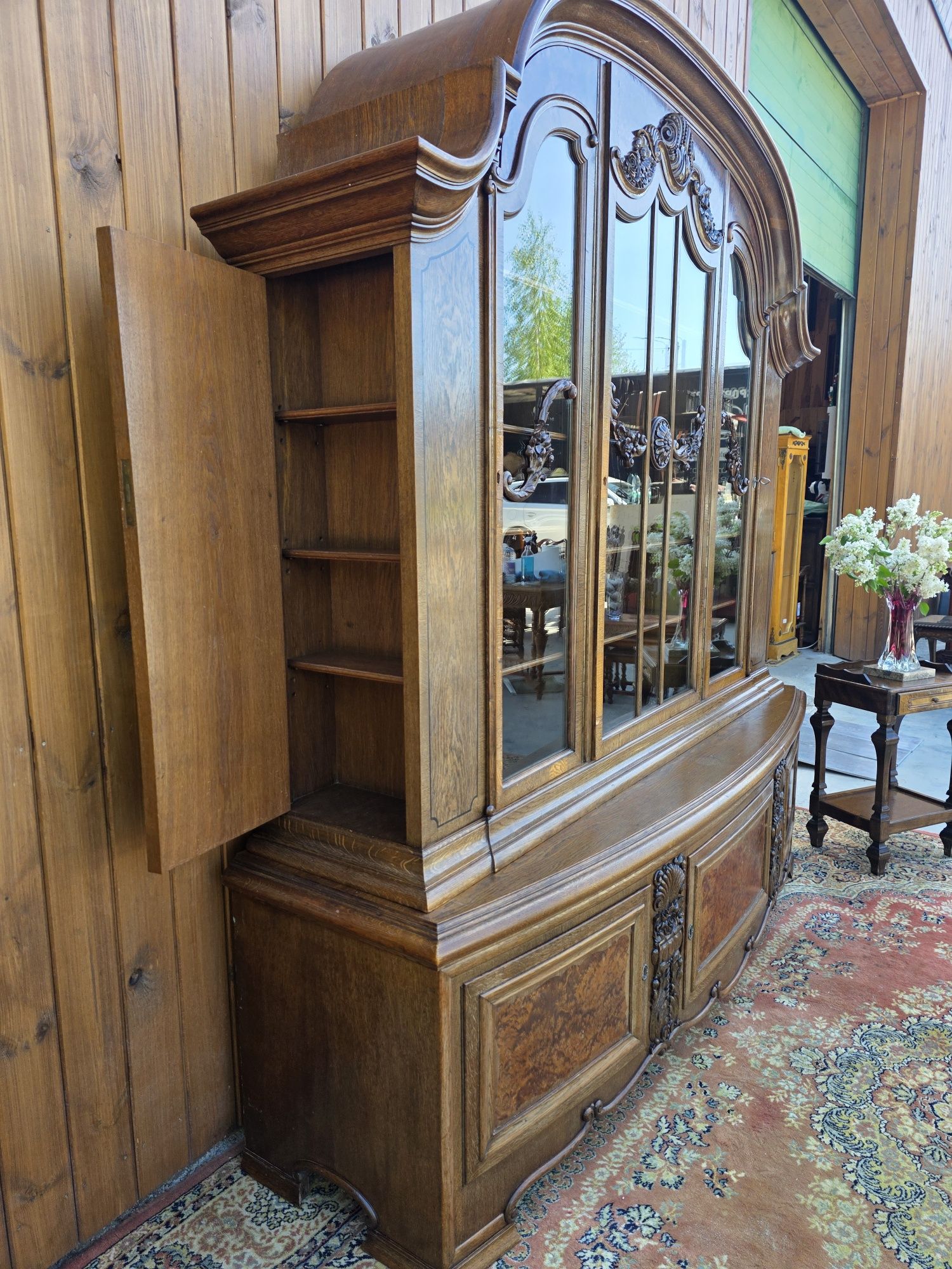 Rzeźbiona biblioteka biblioteczka  220 cm #1765 Stylowy Węgrów