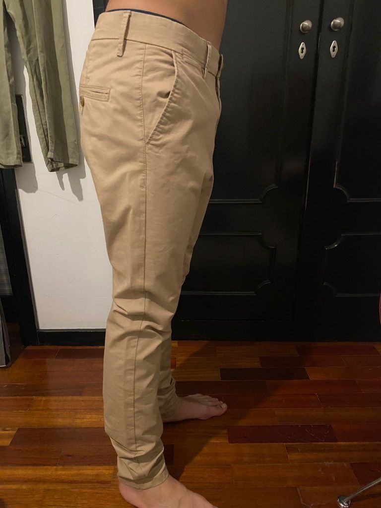 Calças chino, SLIM fit, Tiffosi, tamanho 38