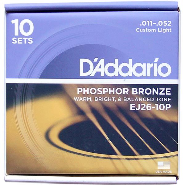 Струны D'Addario для электро, акустической и бас гитары Низкие цены