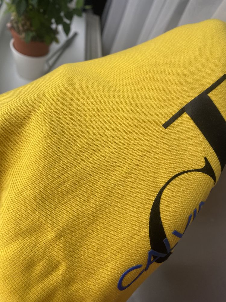 Bluza Calvin Klein żółta
