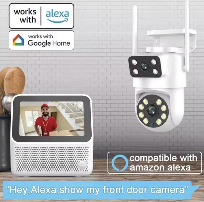 4K 8MP Tuya PTZ WIFI Камера Full HD Ai