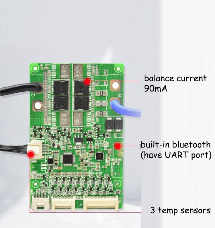 Smart BMS 17S 10-17S 50A Xiaoxiang JBD Балансир смарт бмс 10S 13S 16S