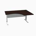 Biurko pracownicze narożne BNG11 MDD/OGI 1600x1200x800 h740
