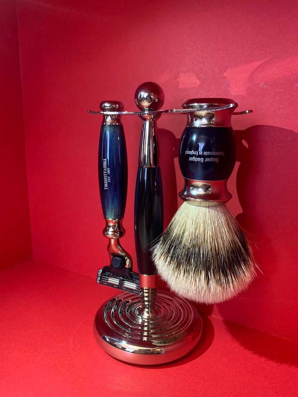 Набір Для Гоління Truefitt & Hill Edwardian Collection Mach 3 Blue