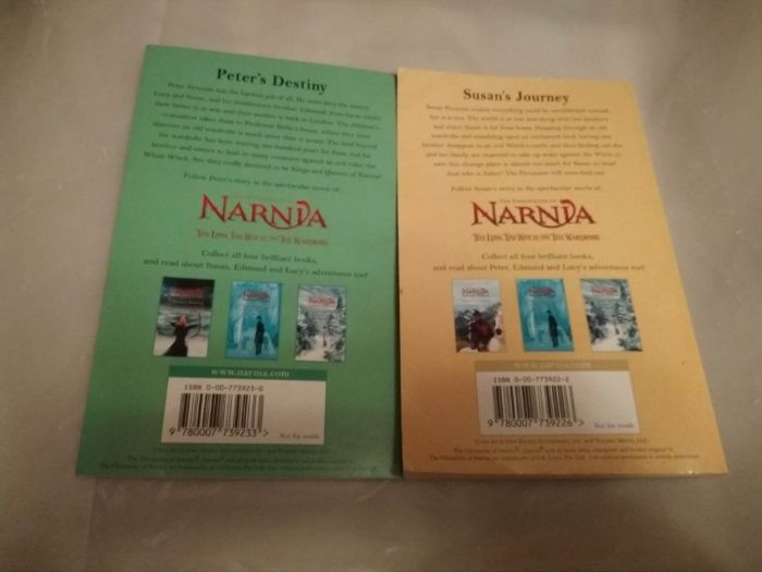 Narnia цена за 2 книги английский язык ПРИКЛЮЧЕНИЯ