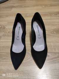 Туфлі замшеві жіночі чорні