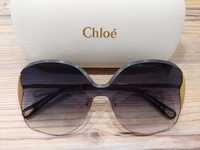 Безоправные солнцезащитные очки в форме бабочки от Chloe! Оригинал!