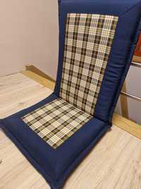 Poduszki, siedziska na krzesło/ leżak na taras, na ogród. Komplet 4 sz