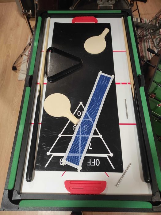 Conjunto de matrecos/bilhar/ping Pong criança