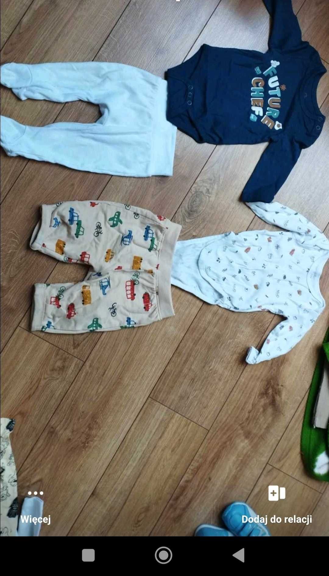 Ubranka niemowlęce rozmiar 62