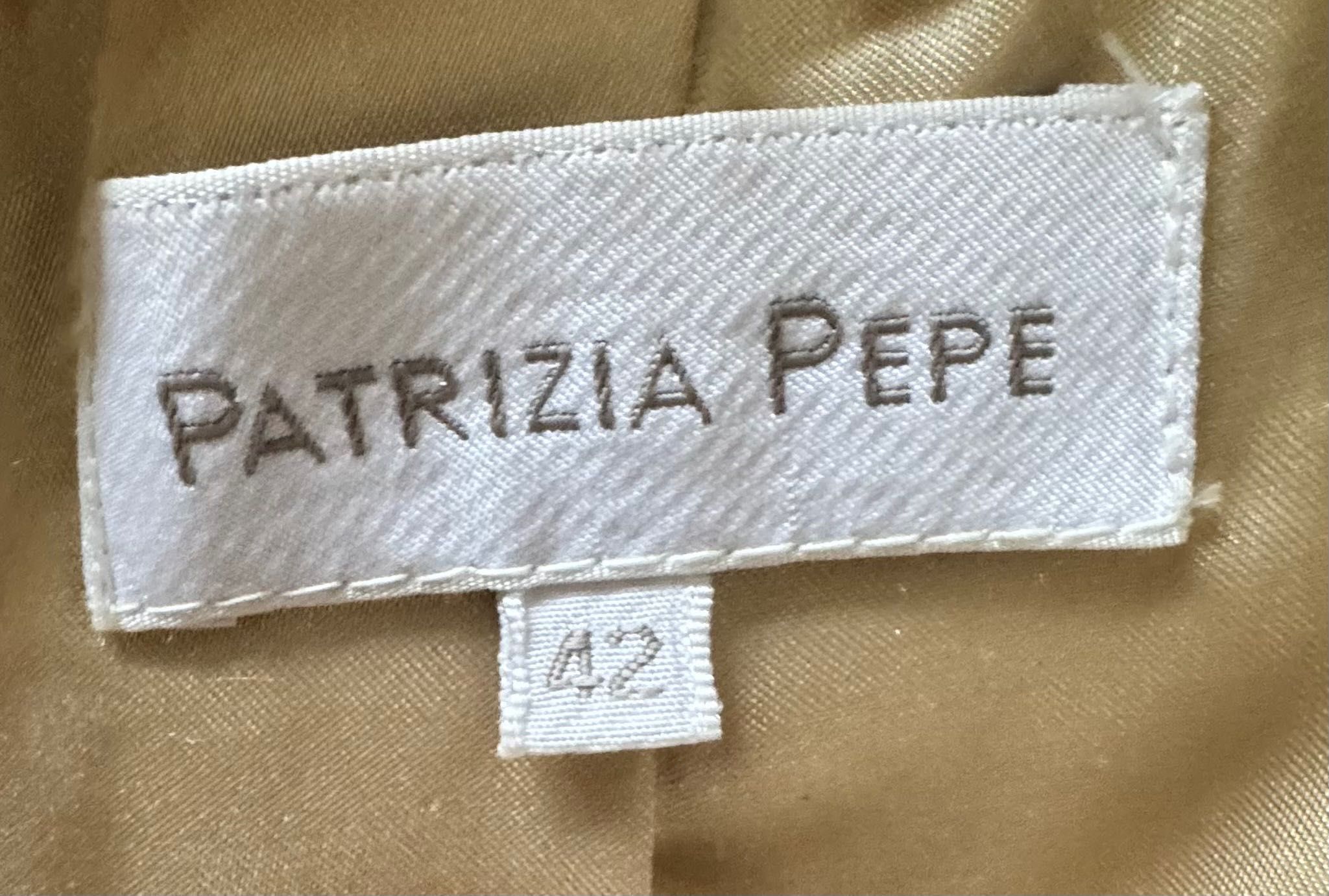 PŁASZCZ Z IMITACJI FUTRA Futro z guzikami Patrizia Pepe stan idealny