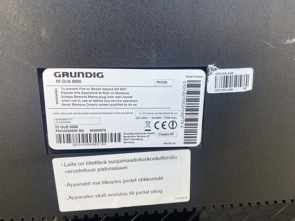 Telewizor Grundig 55 Gus 9688  (55 cali) 4K 3D