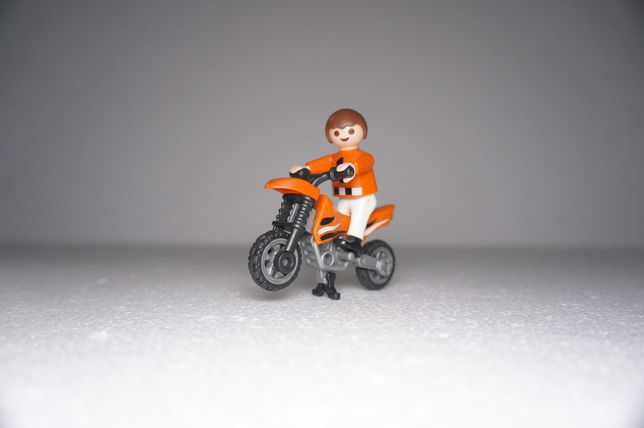 Playmobil m112 Chłopiec na motorze Kros cross motor Playmobile